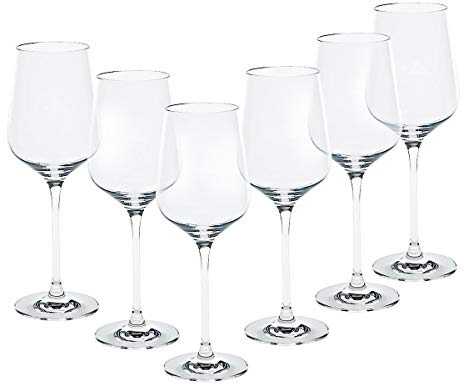 CRISTALICA Weinglas 6er-Set Weinkelch Charisma für Rotwein Weißwein universell 450 ml klar