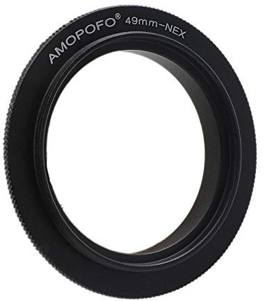 49mm NEX Retroadapter/49mm Makro Umkehrring Ring,Kompatibilität Für E A6300,A7,A7R,A7II,A7S,A7M2,NEX-7,NEX-6,NEX-5,NEX-3; NEX-5N,NEX-C3,NEX-5R,VG30 VG900E EA50 A6000