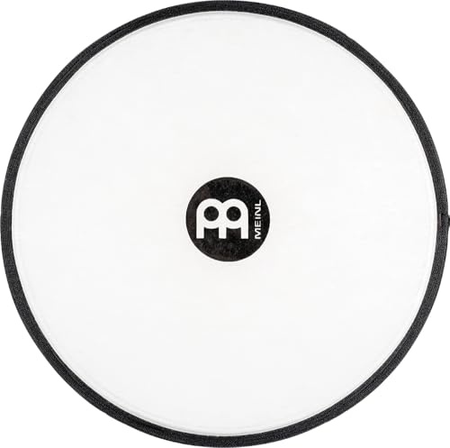 Meinl Percussion Jumbo Djembe Synthetic Head, Weiß (HEAD-JD12WH) | Synthetisches Fell für Meinl Jumbo Djembe, Durchmesser 12 Zoll, Fiberglas