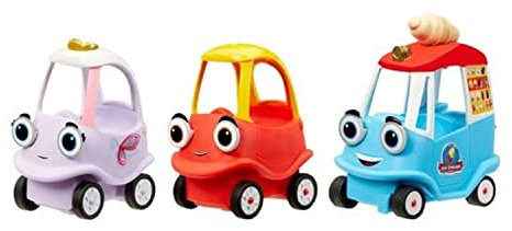 little tikes Let's Go Cozy Coupe - Cozy Mini Push and Play Vehicle - For Tabletop & Floor Push Play Car Fun - Suitable For Toddlers From 3 Years