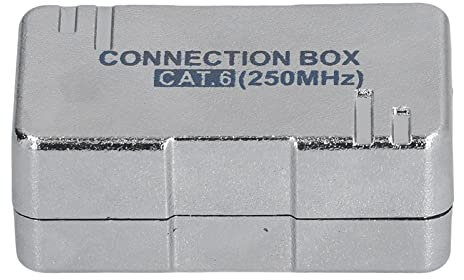 Cat 6 Junction Box, Universal Electrical Project Enclosure Junction Box RJ45 Single Port Shielded Network Connection Case