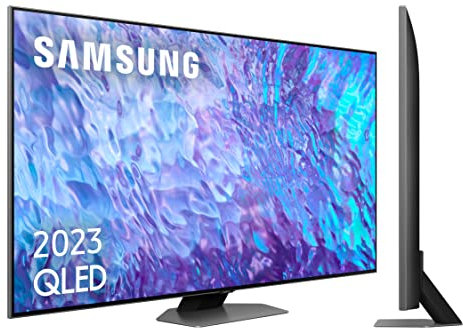 SAMSUNG TV QLED 4K 2023 50Q80C Smart T de 50 con Direct Full Array, Procesador Neural 4K con IA, Real Depth Enhancer, 40W con Dolby Atmos® y Motion Xcelerator Turbo+