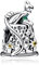 RMMY Charms Elfe assis panier de fleurs pour bracelets et colliers Noël Fête des Mères Halloween bijoux pour femmes perles en argent sterling 925 avec zircones.