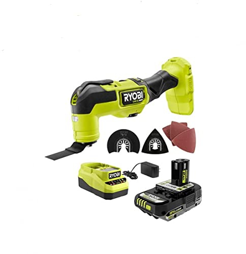 RYOBI ONE+ HP 18V Kit multiherramienta inalámbrica sin escobillas con batería de alto rendimiento de 2.0 Ah y cargador