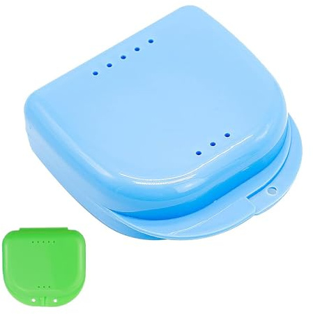 Lot de 2 boîtes pour appareils dentaires pour enfants - Pour appareils dentaires en vrac - Moderne - Amusantes