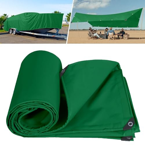 Sandkasten Abdeckplane 1.4 x 1.8 m Uv-Beständig Wetterfest Reißfest Abdeckung Schutzplane Gewebeplane, Regenschutz Planen für Terrassen Balkon, Pflanzendecke, Grün