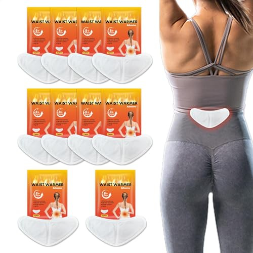Lot de 10 patchs chauffants réutilisables auto-chauffants pour soulager l'inconfort et le dos