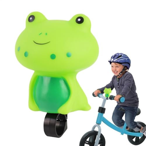 Niedliche Fahrradornamente, Niedliche Fahrradhupen-Ornamente, Silikon-Frosch-Fahrradhupen-Decor, Roller-Dekorationszubehör, Zusammendrückbar Mit Sound Für Junge, Mädchen, Kinder, Kinder
