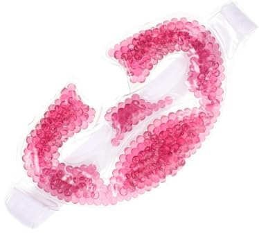 minkissy Maschera Viso in Gel Unisex Impacco Caldo Freddo Protezione Per Gli Occhi Rinfrescante Per Dormire