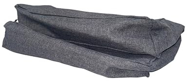 chilly pilley Bezüge für Palettenkissen, Sitzkissenbezug, Rückenkissenbezug, Viele Farben, Leinen-Optik (Sitzkissen 120x80x15, Grau)