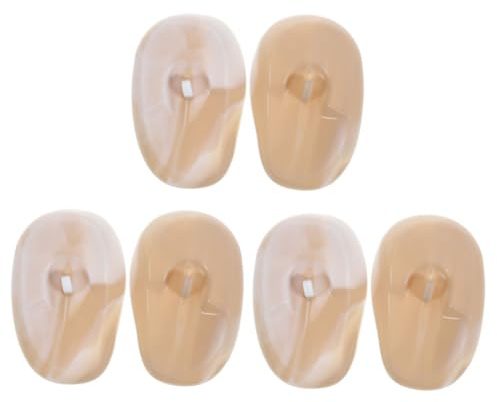 BESTYASH 3pairs Hair Dye Earmuffs of Silicone Ear Covers for Hair Salon Reusable Ear Protector and Dyeing