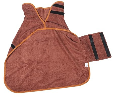 VANZACK Haustier Bademantel Hund Aus Geschmeidigem Polyester Schnelltrocknender Trockenmantel Für Kleine Hunde Atmungsaktive Badekleidung Für Alltag Und Indoor Einsatz