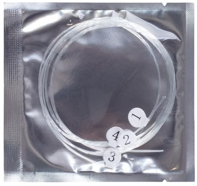 Juego de cuerdas de ukelele de carbono, tenores, ukelele, cuerdas de guitarra, cuerdas de tensión dura para práctica en casa