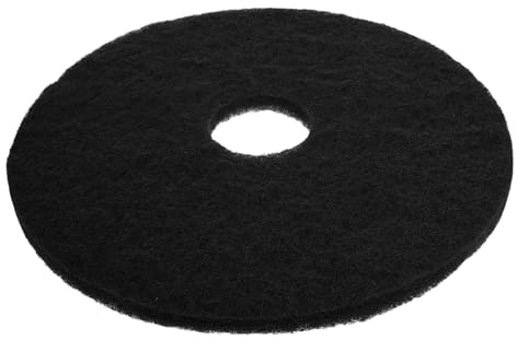 Almohadilla de Limpieza de Suelos 17 Pulgadas Tejido Negro para Pulir