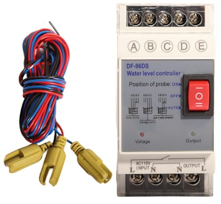 Shengbowi Automatic Water Level Controller Liquid Level Sensor & Pump Float Switch AC110V 4 Modes with Detector Water Tank