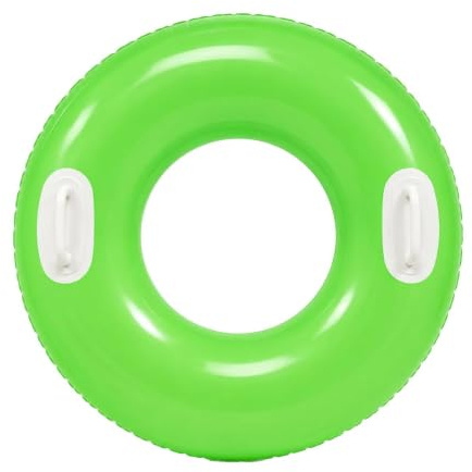 Tubo da nuoto gonfiabile con maniglie - Galleggiante da piscina | Anello da nuoto estivo Adulti Vacanze estive Viaggi Spiaggia Mare acquatico Festa Cortile all'aperto