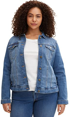 TOM TAILOR Veste En Jean Effet Délavé Femme