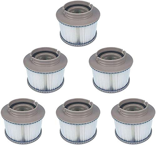 WuYan 6 filtros de Repuesto para MSpa FD2089, Bomba de Cartucho de Filtro para Piscinas y spas…