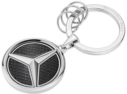 Mercedes-Benz Collection Schlüsselanhänger Las Vegas | silberfarben/schwarz | Edelstahl