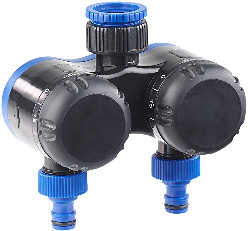 Royal Gardineer Bewässerung Timer: 2-Fach-Wasserverteiler, Versandrückläufer (Zeitschalter für Bewässerung, Mechanische, Automat)