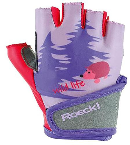 Roeckl Turgi Kinder Fahrrad Handschuhe kurz lila/pink 2025: Größe: 6