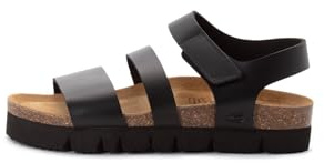 camel active Damen Riemensandalen aus Nappaleder Schwarz, womenswear-37