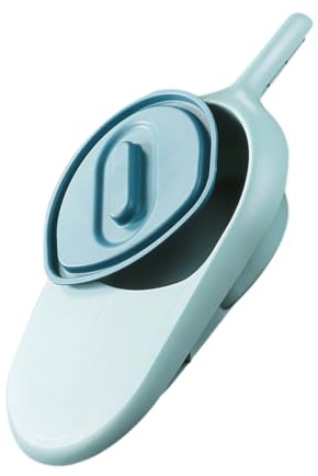 SHERCHPRY Padella per Urina in Plastica Coperchio, Design Rotondo e Leggero, Resistente senza Sbavature, per Anziani e Donne Incinte in Casa o Auto