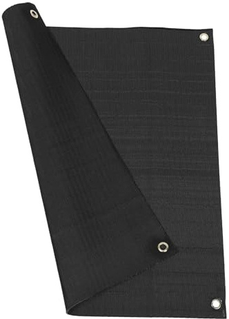 SHERCHPRY Rete di Sicurezza per Tiro L'Arco Spessa 2 Mm Nera 50x50 Cm, Parafrecce Resistente per Campi di Tiro All'aperto e Cortile, Pannello Paraarco Portatile per Allenamento e Protezione