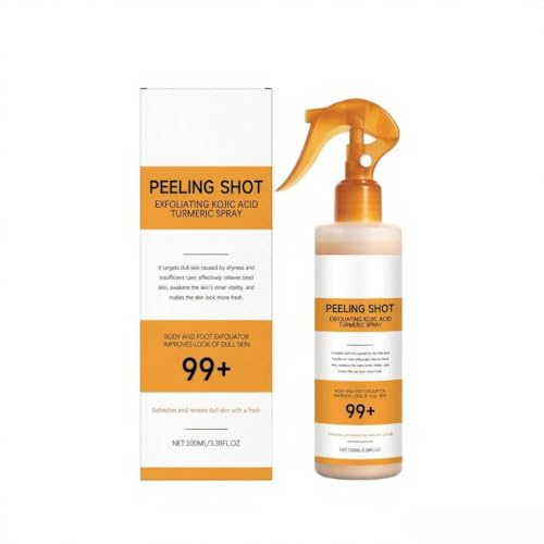 Spray delicato esfoliante e detergente per la cura del corpo non irritante sciogliere le cellule morte della pelle lo sporco idratare ripristinare delicatezza