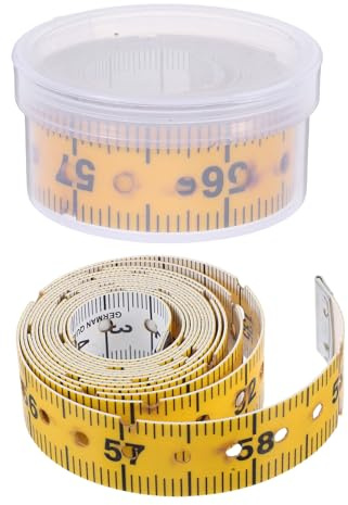 Angoily 2 Pièces Mètre Ruban en Braille Léger en Plastique, Outil de Mesure Tactile pour Aveugles, Ruban Couture Multipurpose pour Artisanat et Tailleur, Aide pour Personnes Malvoyantes