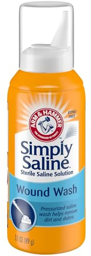 Simply Saline Wound Wash Spray - 3 oz, Pack of 3