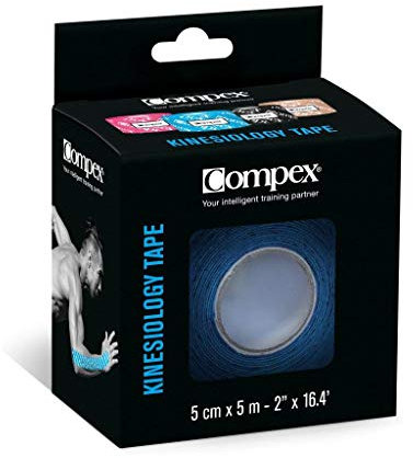 Compex Rouleau de tape kinésiologique coloris Noir