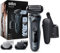 Braun Series 6 60-N7650cc Rasoio Elettrico Barba con Stazione SmartCare, Regolabarba, Rifinitore Corpo, Wet&Dry, Ricaricabile, Rasoio a Lamina senza Fili, Grigio, Idea Regalo San Valentino