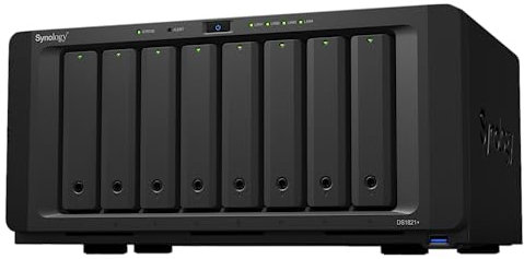 Synology DS1821+ 64TB 8 Bay Desktop NAS Solution installed with 8 x 8TB HAT3300 Drives