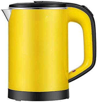 Bollitore elettrico da viaggio Mini bollitore elettrico di piccola capacità Bollitore portatile per uso domestico@Giallo Present