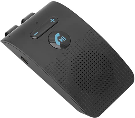 Bluetooth-Lautsprecher fürs Auto, Freisprecheinrichtung, Bluetooth-Freisprecheinrichtung, Sonnenblenden-Empfänger-Adapter mit rückseitigem Clip, praktischer MP3-Lautsprecher fürs Auto