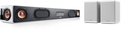 Teufel CINEBAR Ultima Surround 4.0-Set Soundbar Bluetooth mit aptX HDMI Surround Kino - Sound Speaker - Weiß