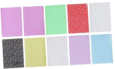 Operitacx 10St Wärmeübertragung transparenter Film Überweisungs Papier Stiftetui federmäppchen Tasche basteln handgemachtes Material Kunsthandwerk handgefertigte Materialien Zubehör a4