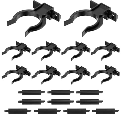Sarini 10 pcs Kitchen Skirting Board Clips Cabinet Adjustment Feet Kitchen Base Fixing Clips Skirting Board Brackets for 32 to 36mm Kitchen Feet