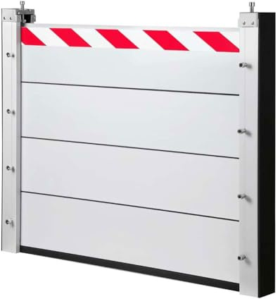 Hochwasserschutz Kellertür, Hochwasserschutz Bei Türen Keller, Aluminium-Hochwasserschutzwand, Hochwasserschutz Barriere Garagentor, Mobile Hochwasserschutz Barriere Tür HXQSL(95x40cm)