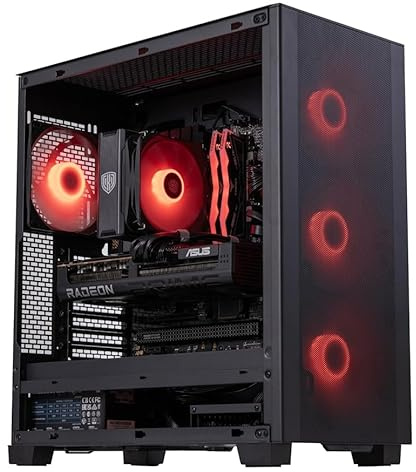 OVERCLOCKERS UK OcUK Gaming Mach 5R Pre‑Built Gaming PC – Ryzen 5 7500X3D, Radeon RX 9070 XT 16 GB, 32 GB DDR5‑6000, 2 TB NVMe SSD, B650‑Plus WiFi, 750 W Gold PSU, 3‑Year Warranty