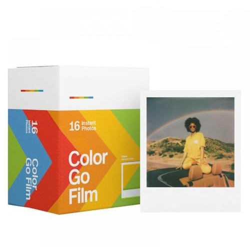 Polaroid Go Color Film Double Pack Compatible avec GO Instant Came CAMEAL AUTOFOCUS Film Compatible avec(Polaroid Go White)