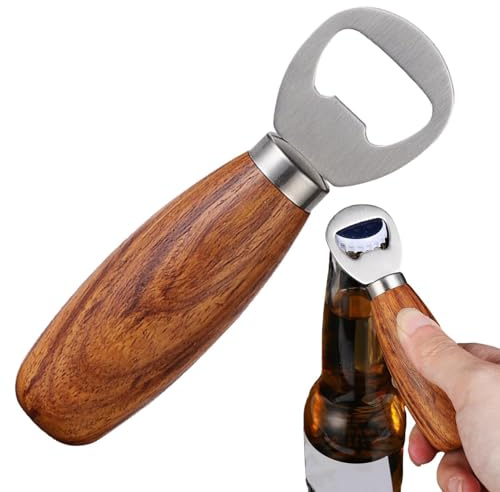 Strumento Apriscatole Per Birra Vintage - Testa In Metallo Resistente Portatile Da 4,7 Pollici, Per Bevande Manuale Durevole | Accessorio Rustico Per Bicchieri Da Casa Per Cameriere App