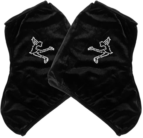 DINHEAROM Schlittschuhschoner aus Polyester 1 Paar Waschbare Stiefelüberzüge für Rollhockey und Eiskunstlauf Training für Wintersportbegeisterte