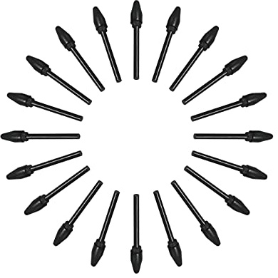 Tbest Confezione da 20 Pennini di Ricambio per Punte per Penna Stilo BOSTO Senza Batteria, Accessori per Tavoletta Grafica in Plastica Resistente all'usura, Compatibili con la Grafica (Stilo della