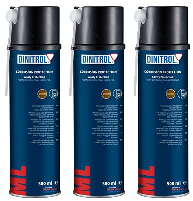 REJEL Dinitrol ML Penetrator Rostschutz-Wachs-Aerosol – 1500 ml (für Haut-Hohlräume)