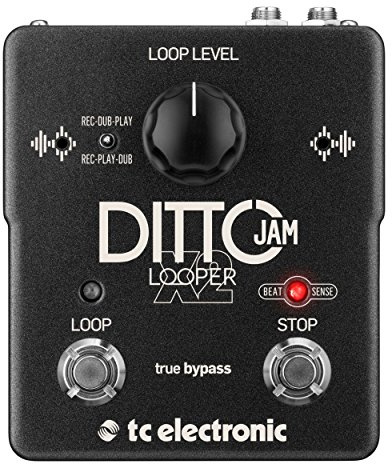 TC Electronic Ditto Jam X2 Looper Pedal, Gray