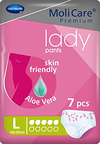 MoliCare Premium Lady Pants 5 Drops Incontinence Pants for Women, Size L