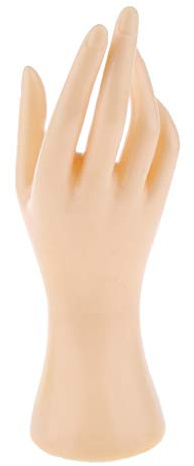 SM SunniMix Main Fait de PVC Présentoir Support pour Bijoux Montres Bagues Bracelet pour, Bijouterie et Maison, Couleur de Peau