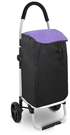 BNNP Einkaufstrolley Klappbar Faltbar Faltbare Einkaufswagen mit großer Kapazität Treppe Klettern Gepäckwagen abnehmbare Einkaufstasche Home Einkaufstasche Trolley (Color : B)